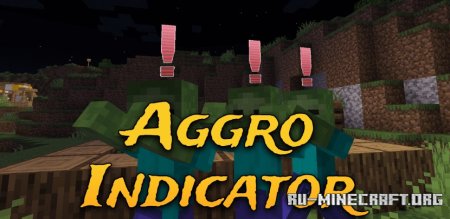 Скачать Aggro Indicator для Minecraft 1.21.4